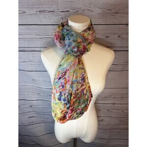 Multicolor Abstract Infinity Scarf Lulla Collection by Bindya